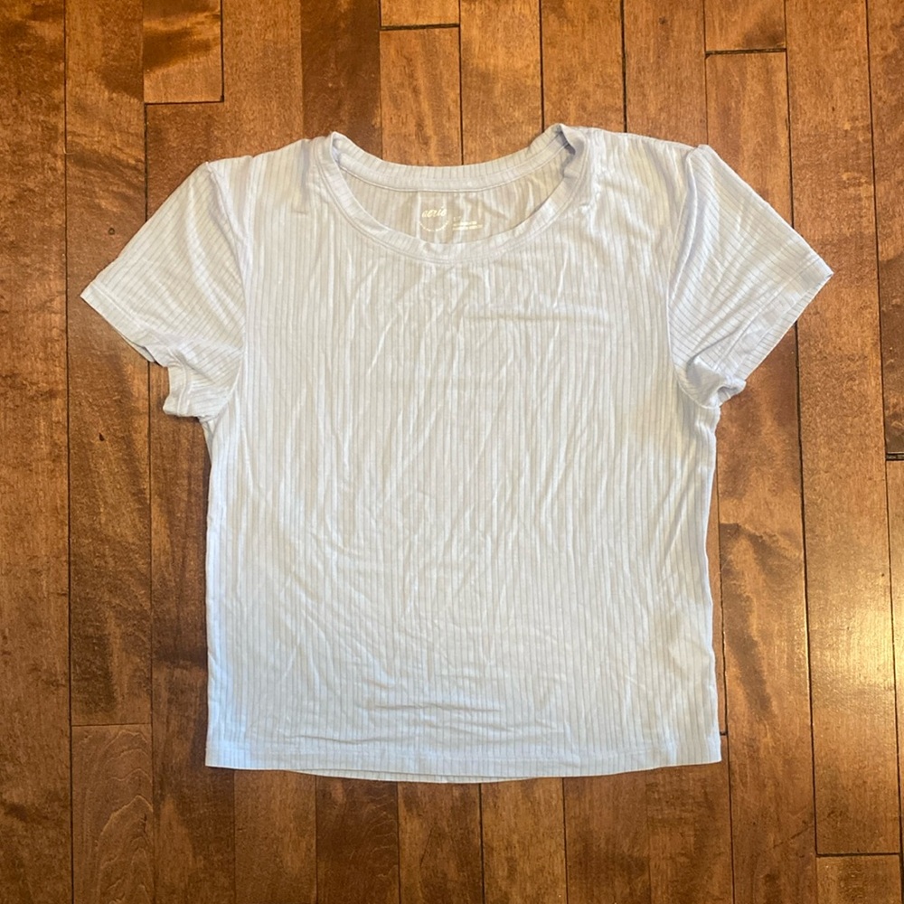 Aerie light blue sheer sleep shirt